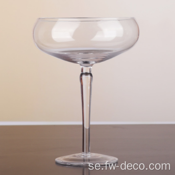 Roman Column High Footed Cocktail Glasses